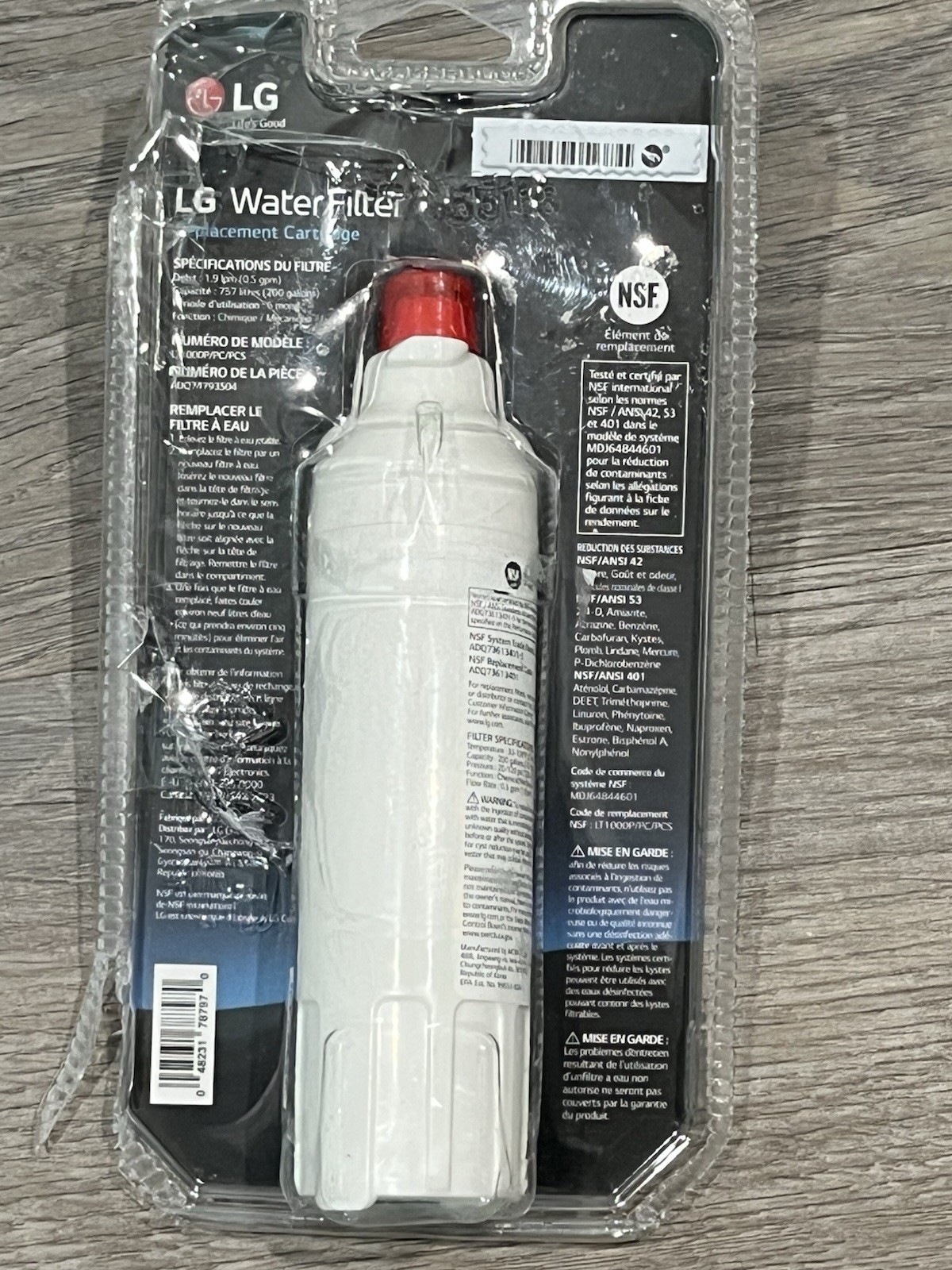 Water Filter for Select LG Refrigerators, LT1000P LT1000PC LT1000PCS P/PC/PCS gallery