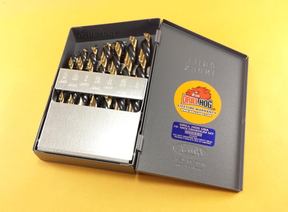 15 Pc Left Hand Drill Bit Set Reverse Drill Flutes Lifetime Warranty Drill Hog® gallery