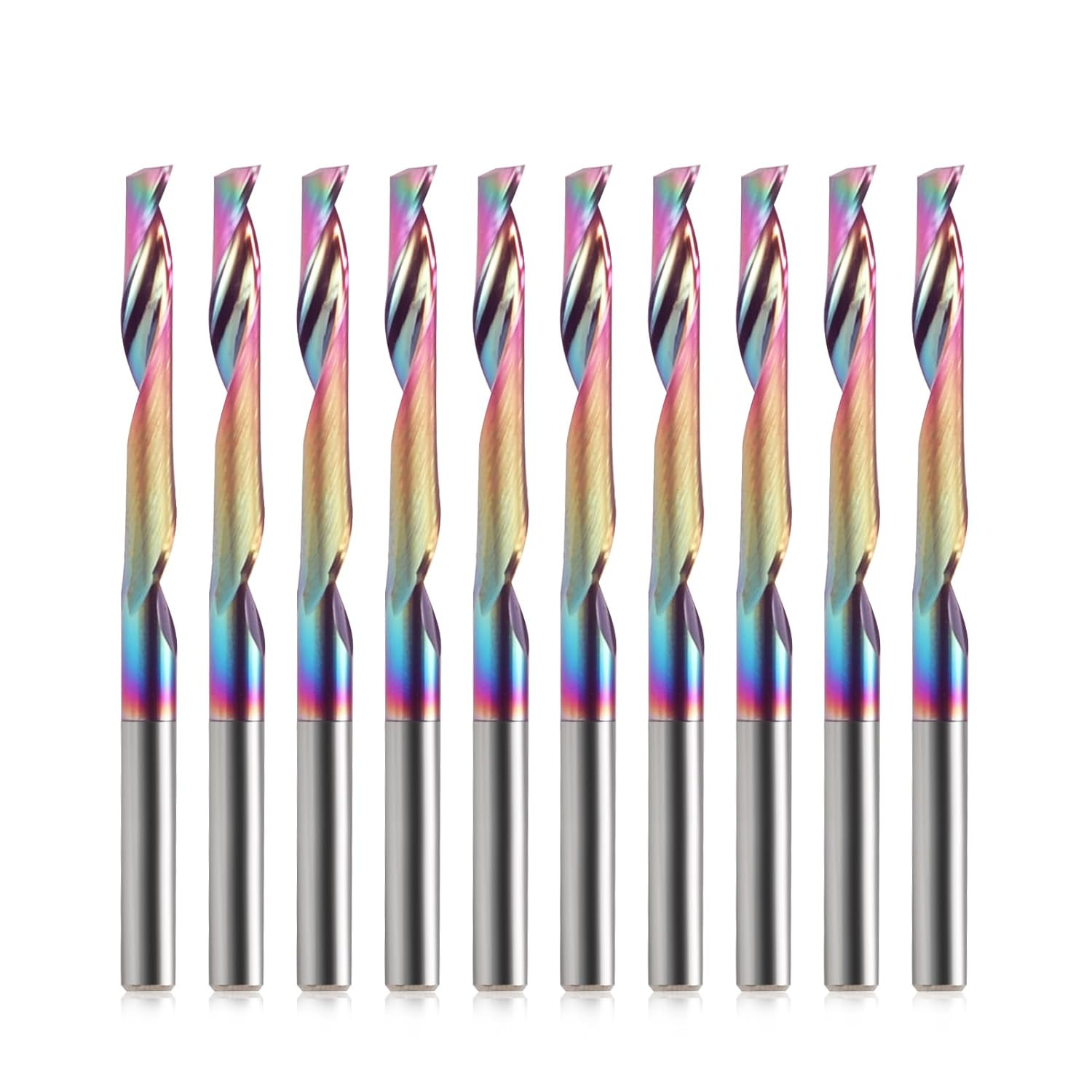 CNC Single Flute Router Bits 1/8 Inch Shank,1/8 Inch Cutting Dia,22Mm（7/8”） Cutt gallery
