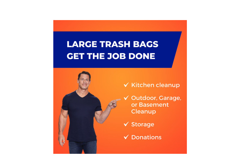 Hefty Ultra Strong Drawstring Trash Bags, Unscented 33 gal., 90 ct. gallery