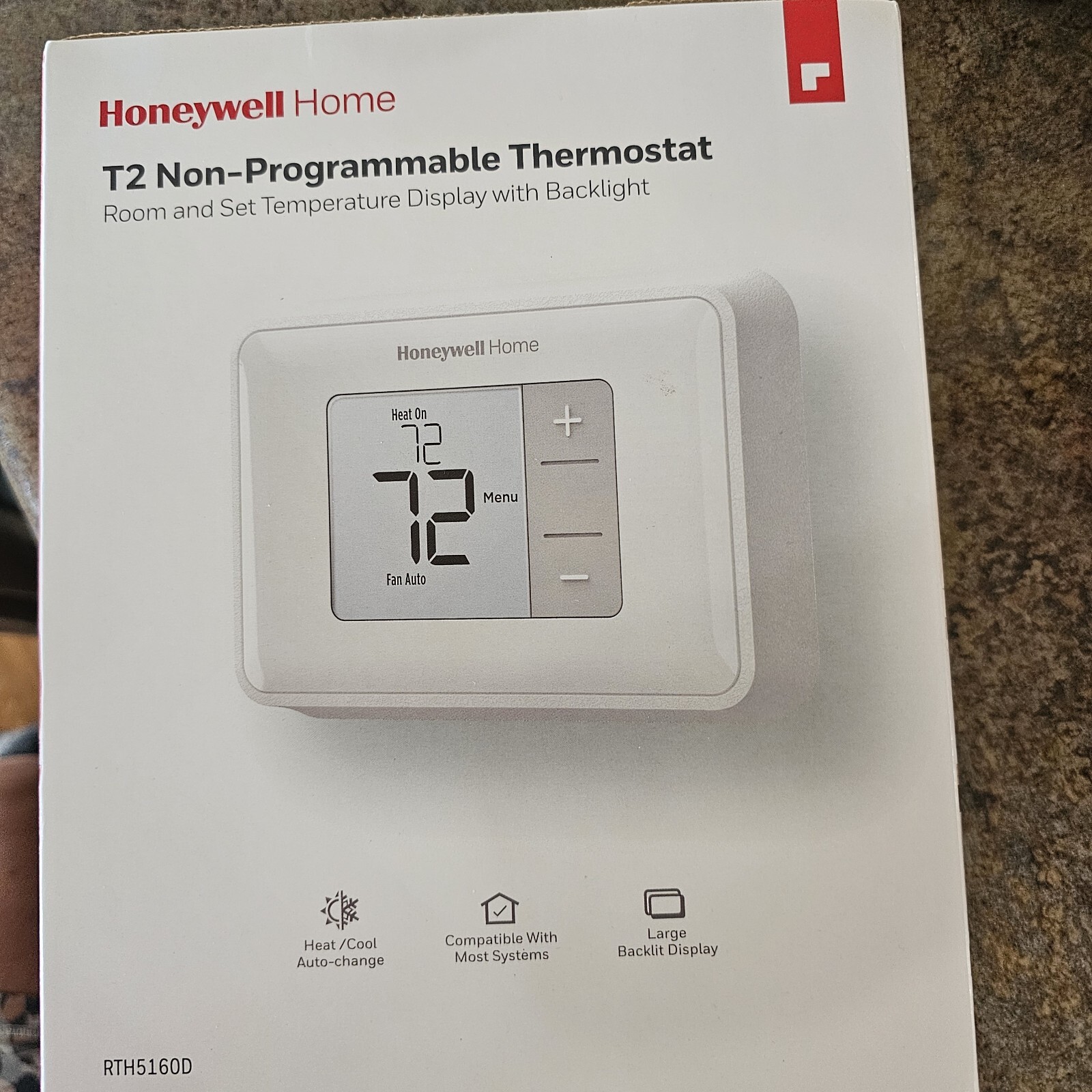 Honeywell Home RTH5160D T2 Non-Programmable Thermostat Heat Cool Auto Change New gallery