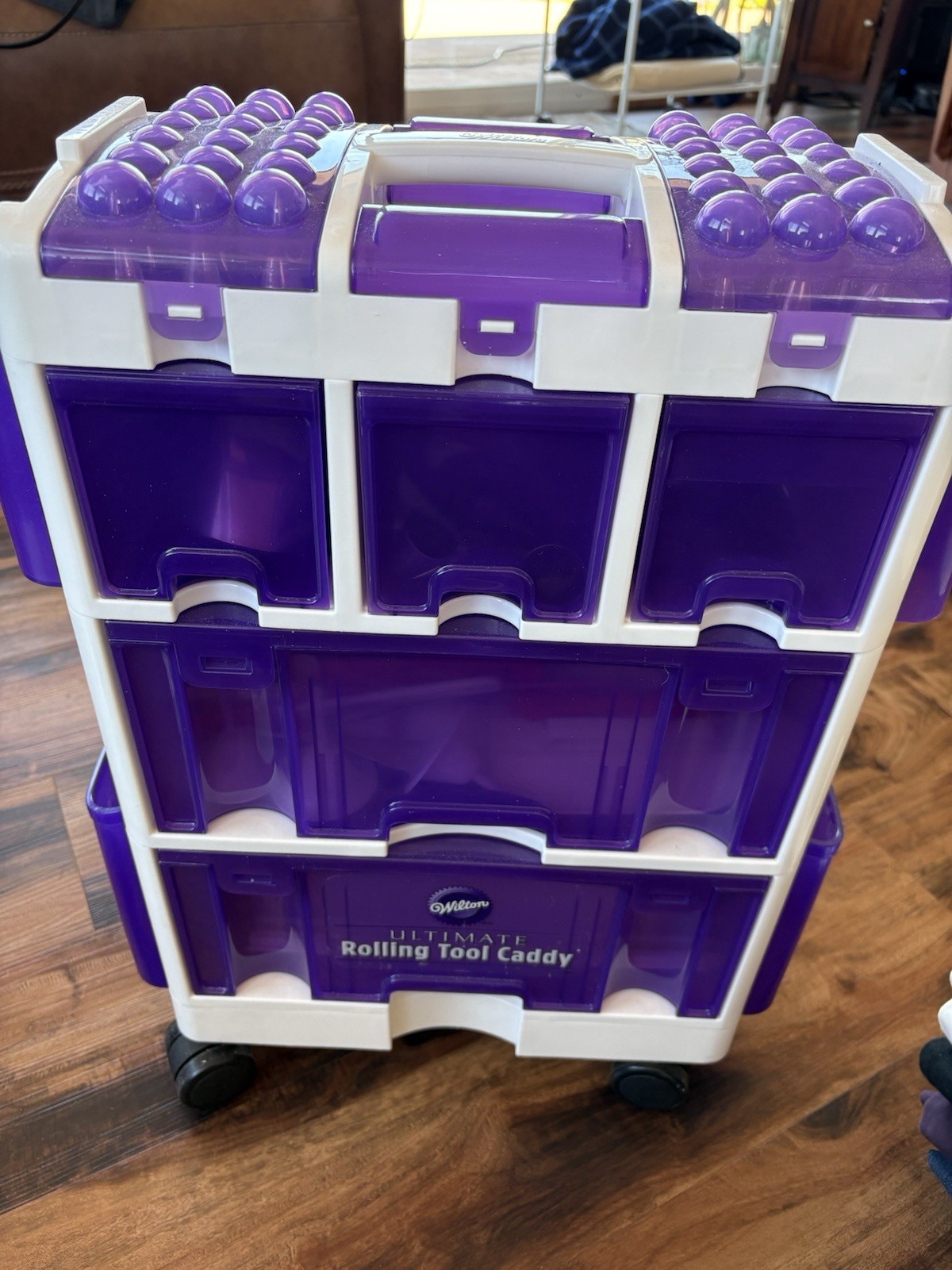 Wilton Ultimate Rolling Tool Caddy Cake Decorating Organizer gallery