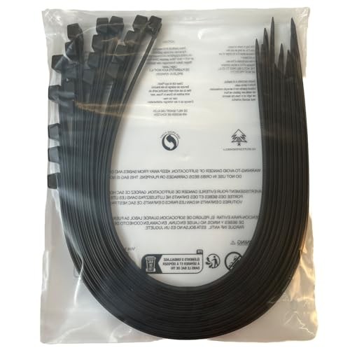 48 Inch Extra Long Zip Ties Heavy Duty For Outdoor Use,175 Pounds Tensile gallery