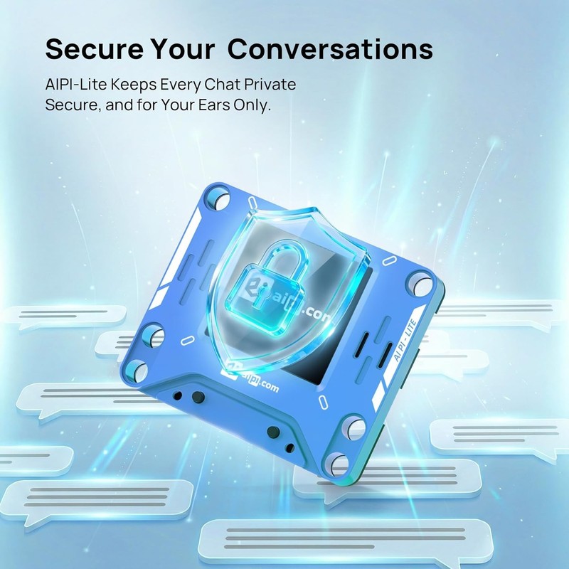 AIPI-Lite AI Robot, Smart Customizable Small (0.3 x 1.87 x 2.18 inches), Blue gallery