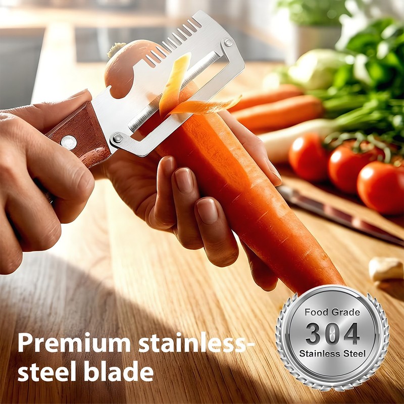 Multi-functional Vegetable Peeler for Kitchen, 2 in 1 Single Blade Peelers Tool gallery