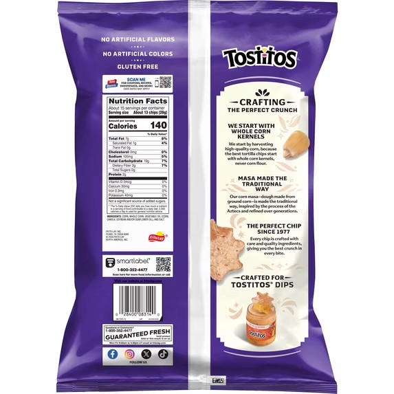 Tostitos Scoops! Party Size Tortilla Chips, 14.5 oz Bag gallery