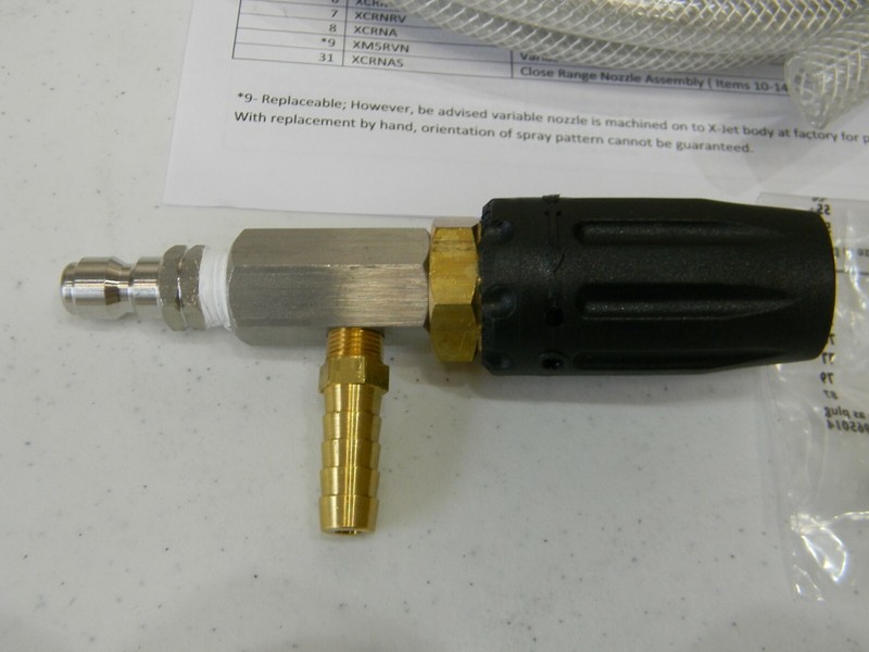 X-JET M5 Variable Long Range Nozzle #13 Kit 3000 to 4000 PSI 4-6 GPM XJet X Jet gallery