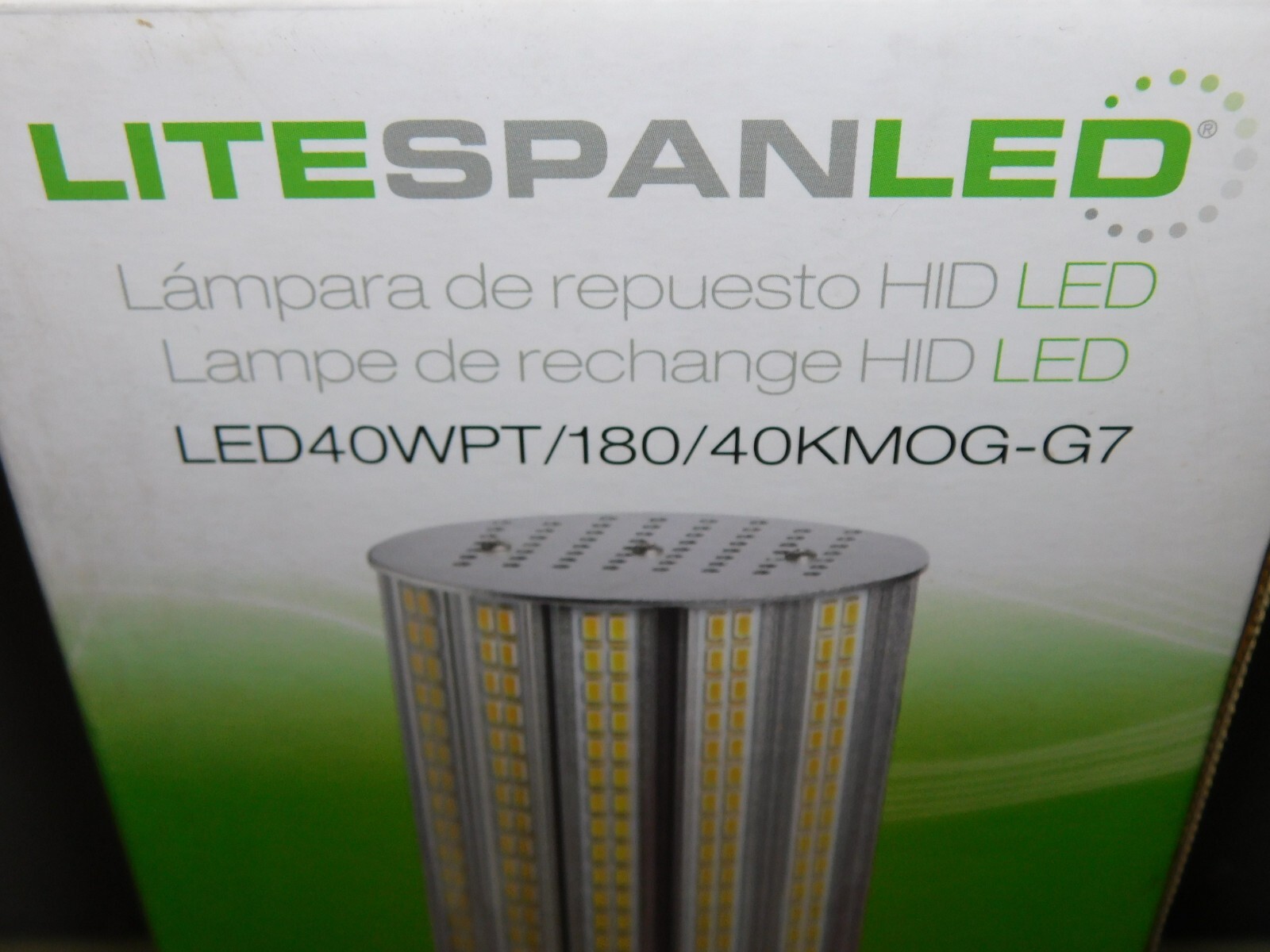 NEW EIKO LED40WPT/180/40KMOG-G7 LED HID REPLACEMENT BULB 40 Watt 5400 Lumen E39 gallery