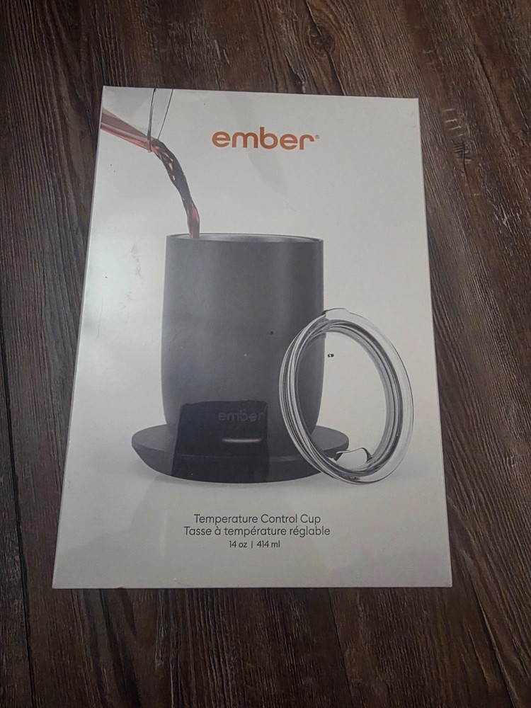 Ember Temperature Control Smart Cup, 14 oz, App-Controlled Heated Coffee Cup