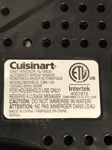 Belt for Cuisinart Bread Maker Model CBK-110 gallery
