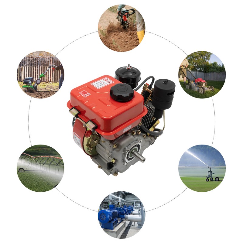 196cc 4-Stroke Engine Air-cooled Single Cylinder For Small Agricultural Machiner gallery