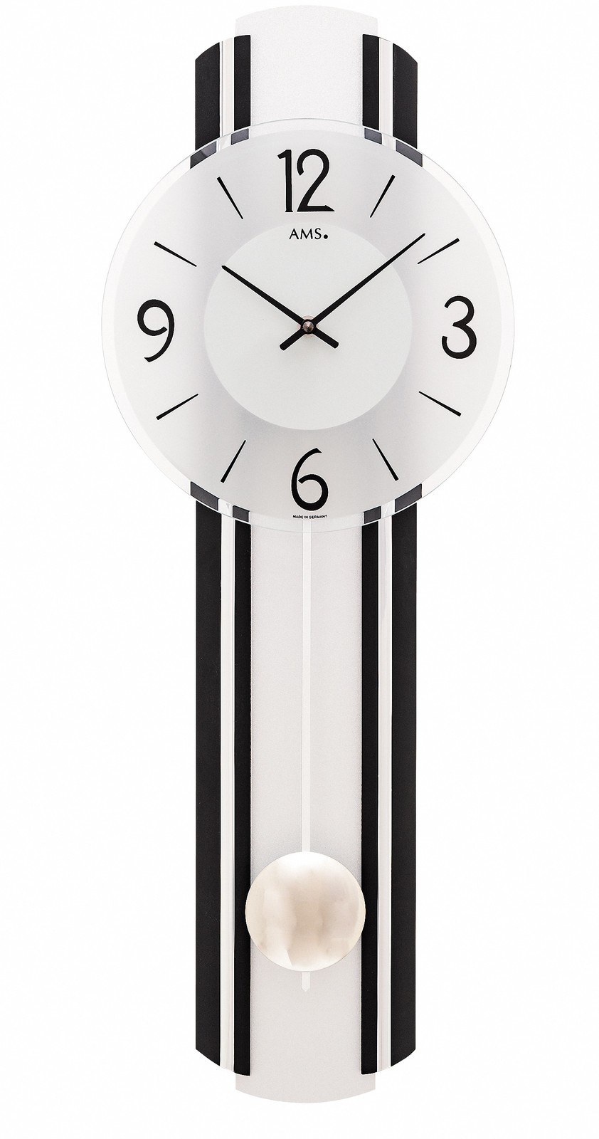 Modern Wall Clock with Quartz Movement by AMS gallery