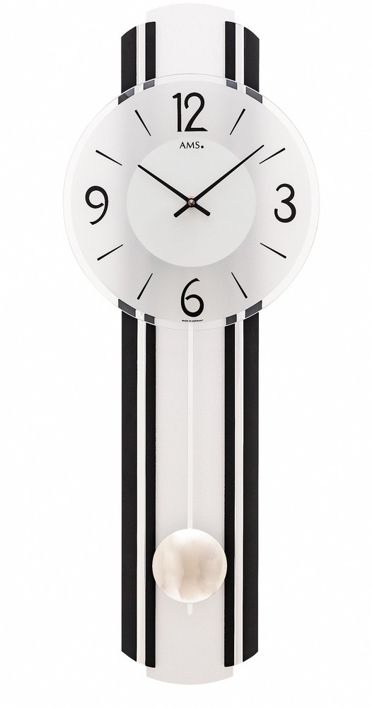 Modern Wall Clock with Quartz Movement by AMS