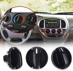 3Pcs Tundra AC Knobs Replacement Compatible with 2000 2001 2002 2003 2004 2005 2