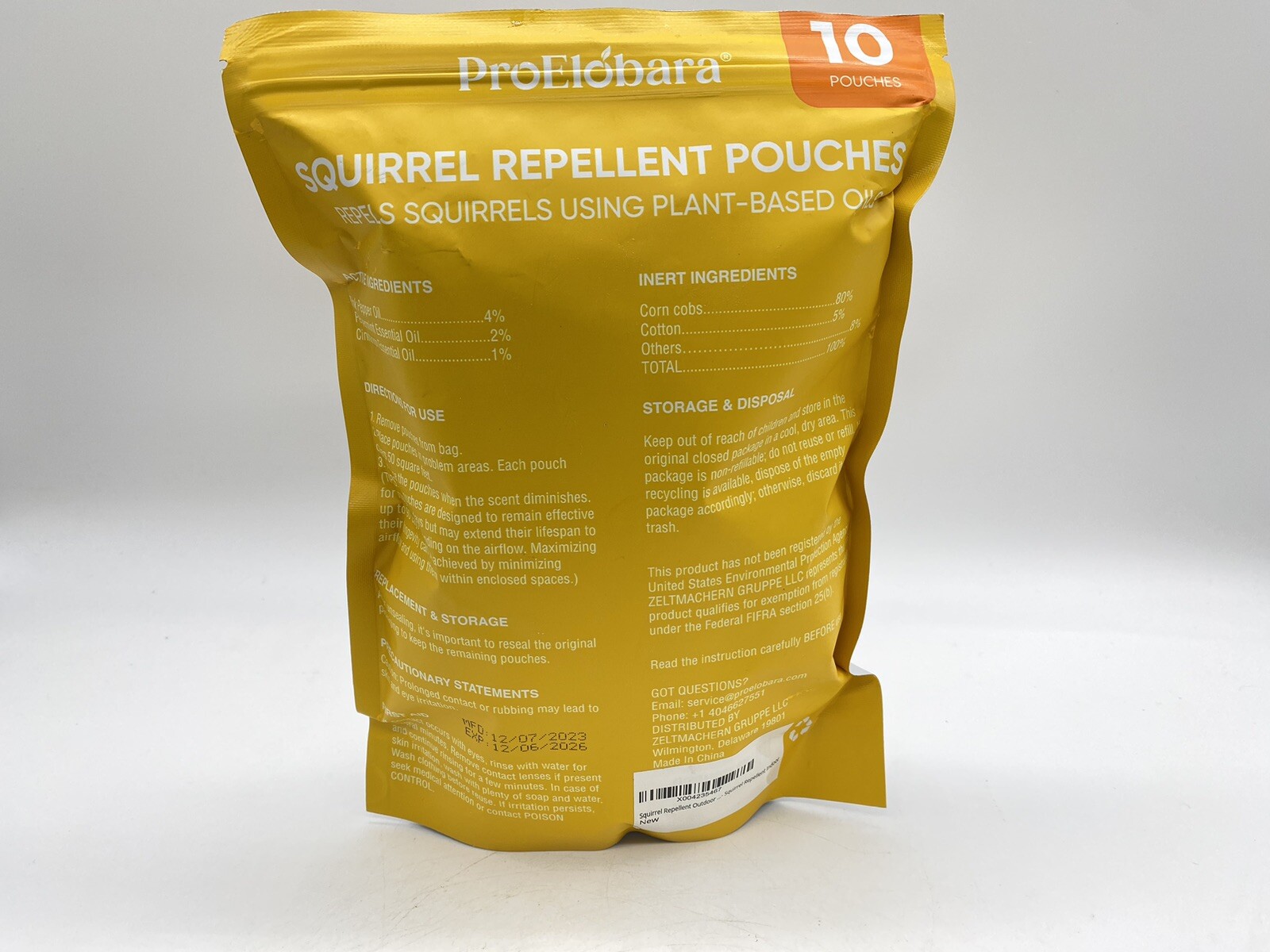 Natural Squirrel Deterant Pouches Rodent Chipmunk For Indoor/Outdoor gallery