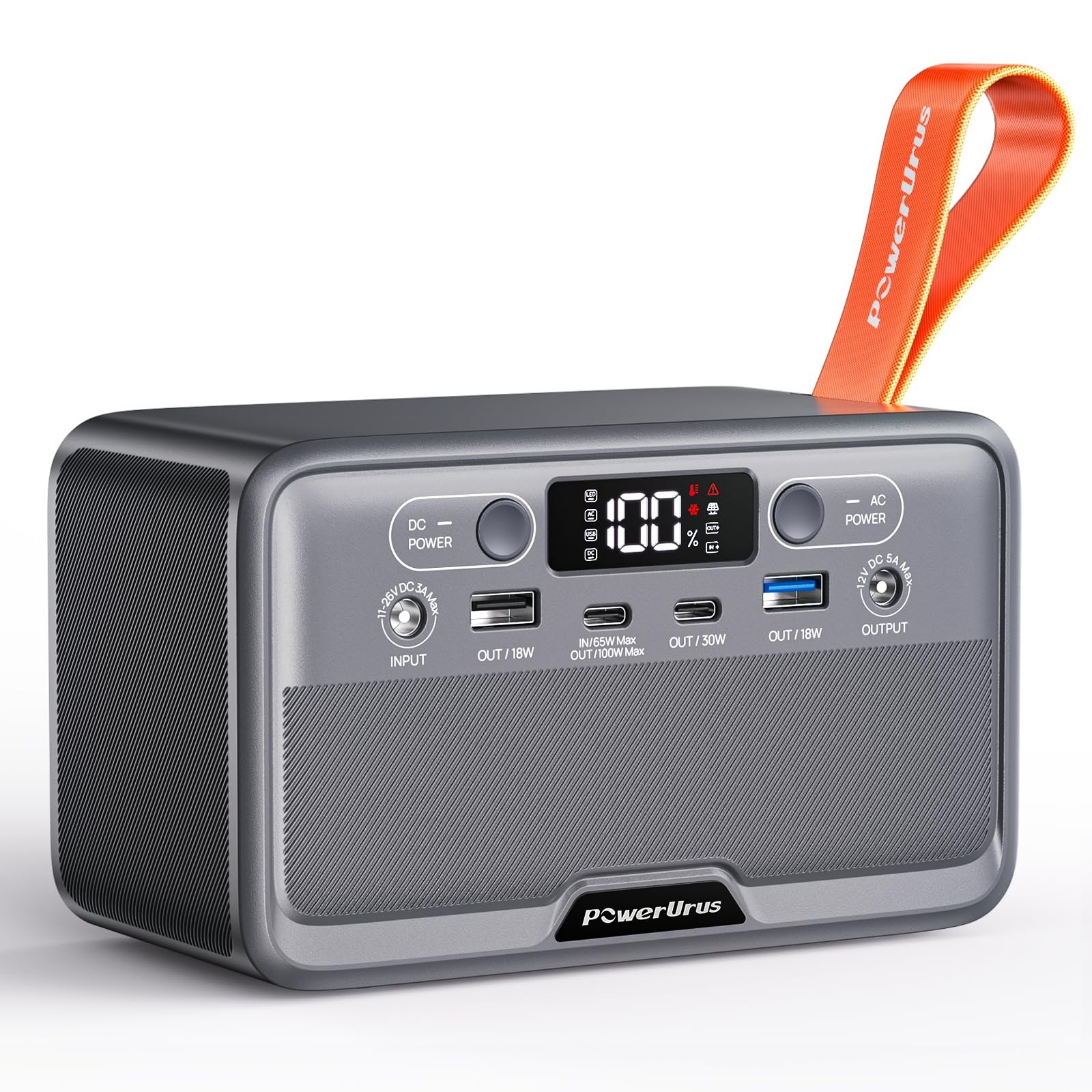 Portable Power Station,PowerUrus28,000mAh Solar Power Bank,LiFePO4Battery Backup gallery