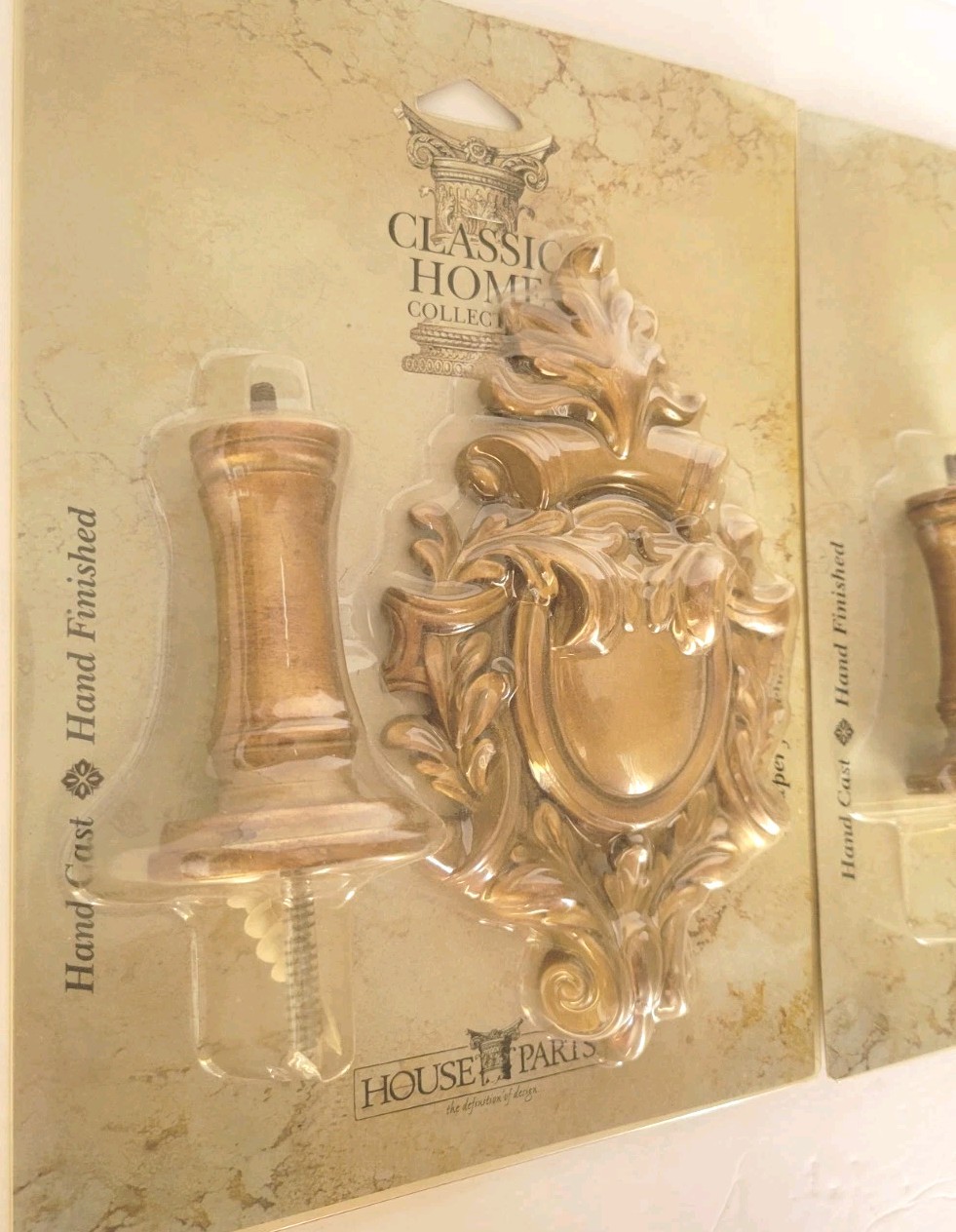 Curtain Tie Backs Classic Home Collection Hand Cast Hand Finished Set Of 2 NIP gallery