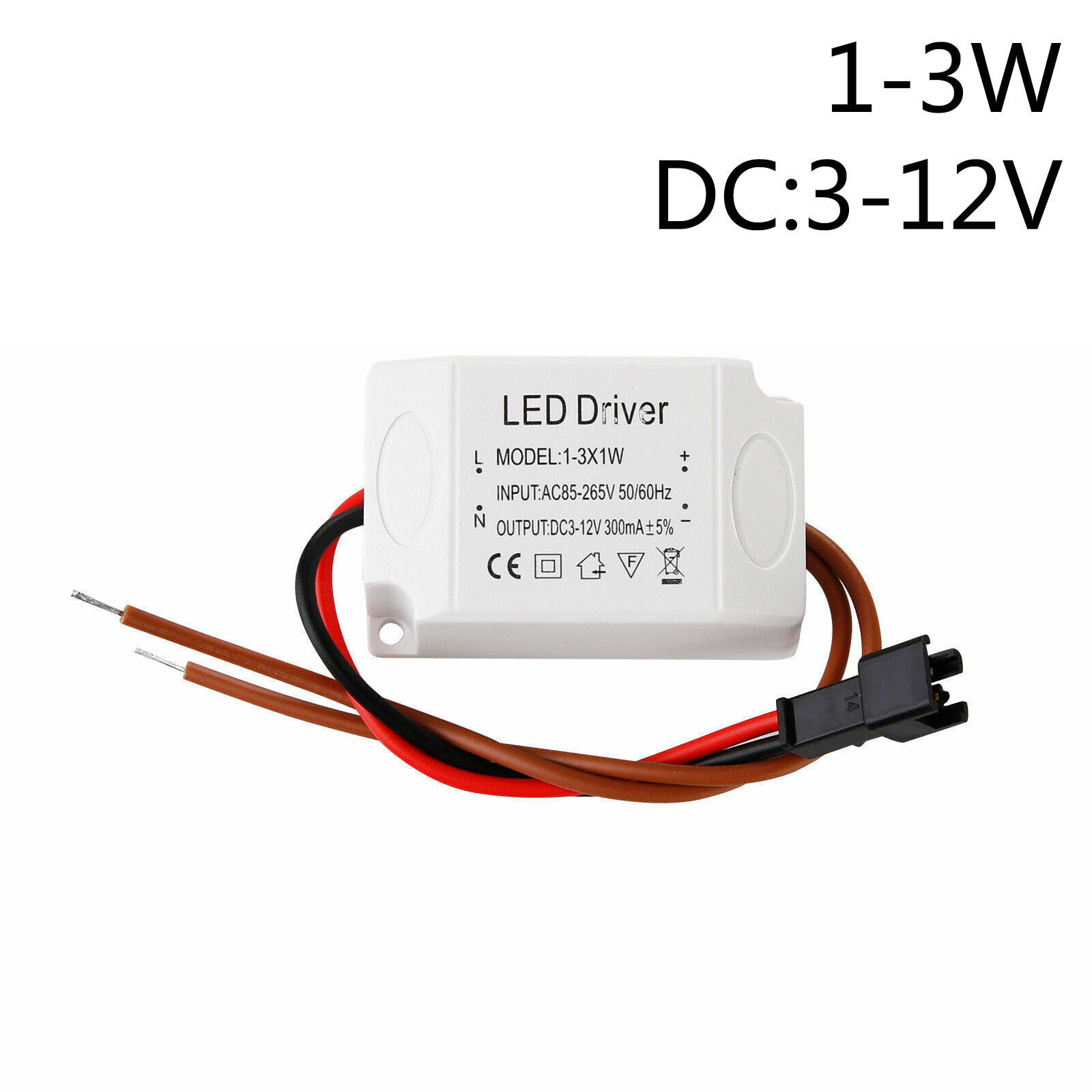 3W 12W 18W 36W LED Driver Power Supply Transformer AC 110V 220V DC 12V 24V 300ma gallery