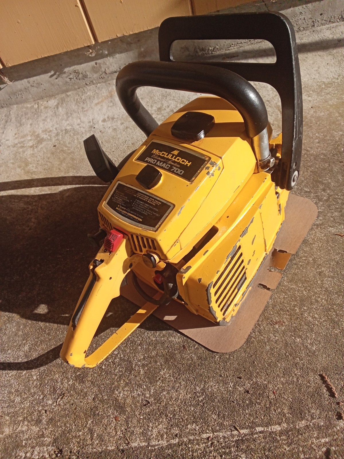 Mcculloch Pro Mac 700 Chainsaw. Runs Excellent. All Original. Power Head Only. gallery