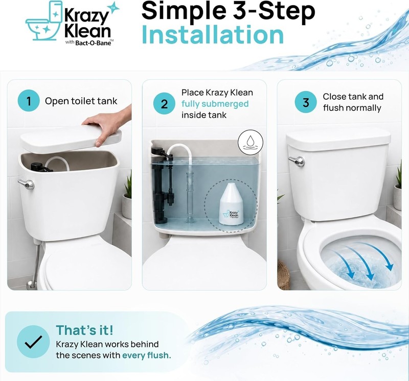 Automatic Toilet Cleaning Solution Helps Maintain Cleanliness Between Cleanings gallery