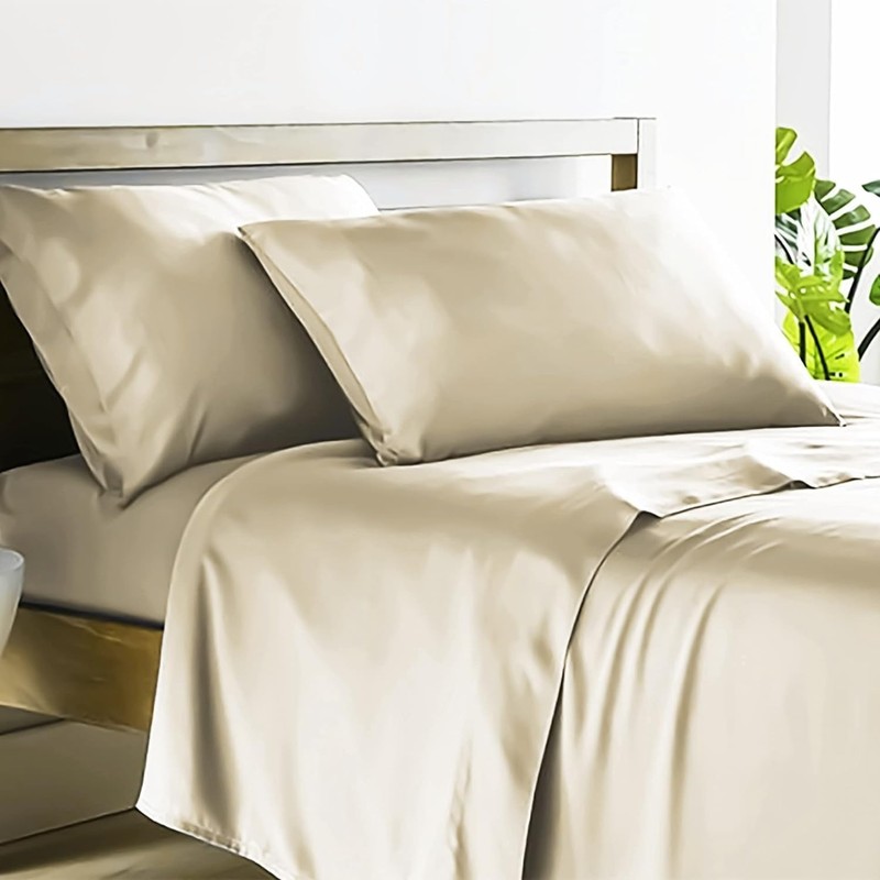 Cotton Bedsheets Premium Hotel Quality 600 Thread Count 100% Sateen Weave Smo... gallery