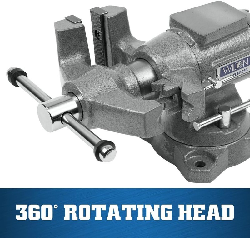 Wilton 4.5" Multi-Purpose Bench Vise, 4.25" Jaw, 2.25" Throat Shop Tool gallery