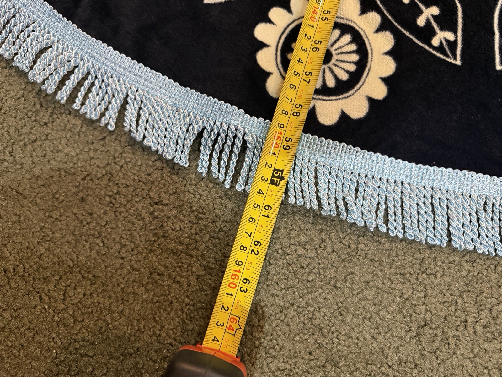 Terry Time Diane 59" Round Beach Towel Cotton Soft Excellent gallery