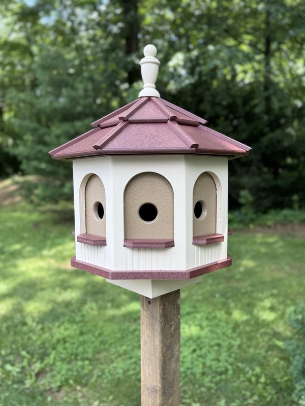 Large Birdhouse | 8 rooms | Poly | Made in USA by the Amish gallery