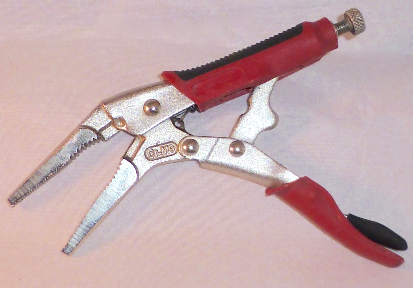 Powerbuilt 6" or 9" Long Nose Locking Plier, Vise Grip Pliers Rubber Grip Handle gallery