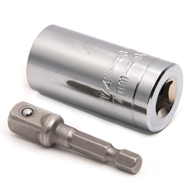 Universal SOCKET Wrench Tool 1/4-3/4 7mm-19mm Magic Grip Alligator Adapter Set gallery