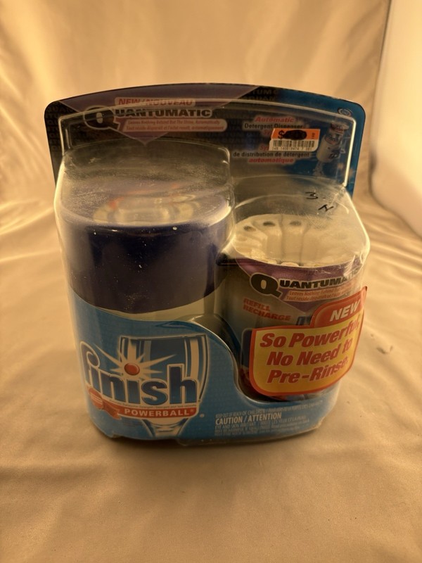 Finish Quantumatic Powerball Detergent Dispenser and 1 Refill New Sealed gallery