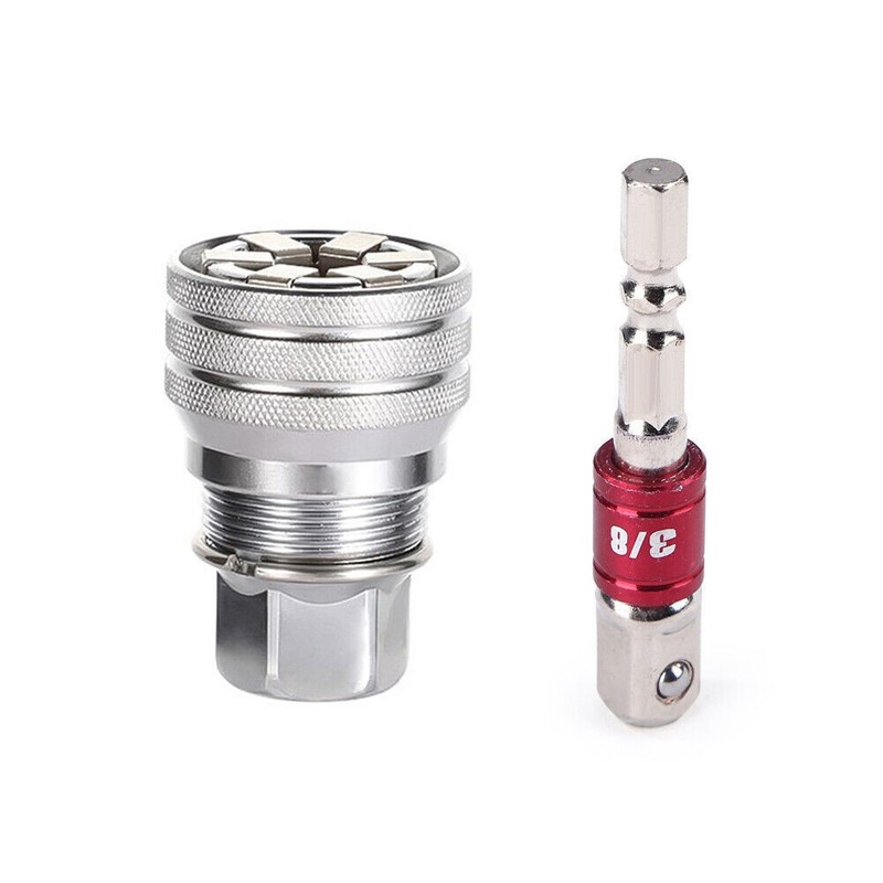 10-19mm Universal Socket Tool Adjustable Multifunction Wrench Sleeve Adapter Kit gallery
