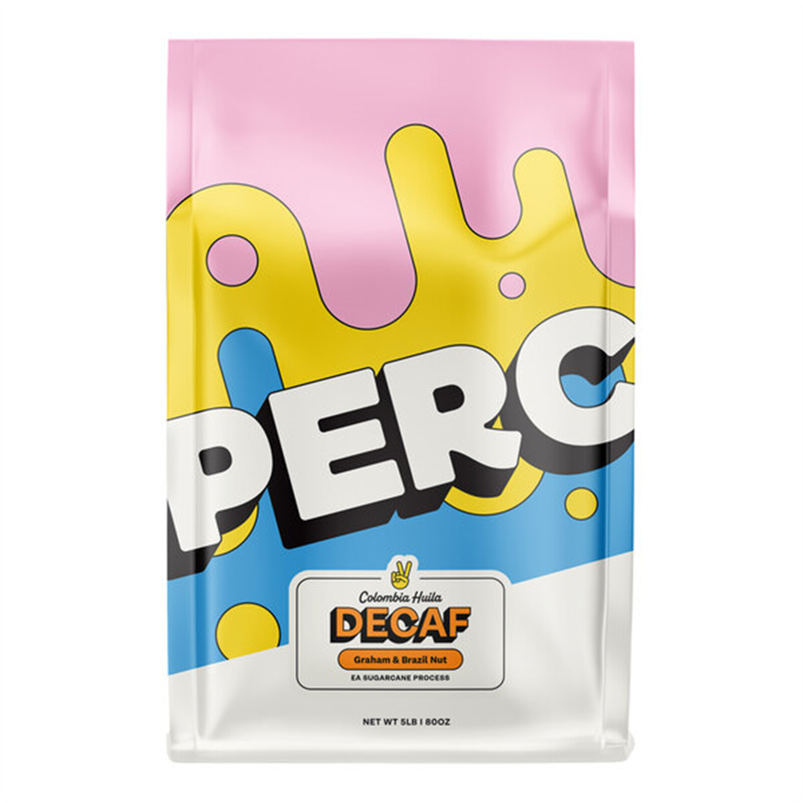 PERC Colombia Huila Decaf Single Origin Whole Bean Coffee 5 lb. WS-110PRDECF5LB gallery