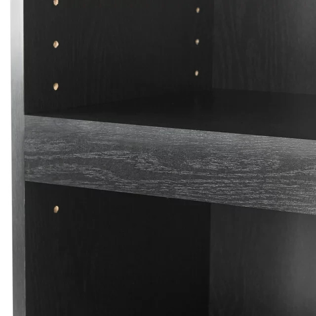 71" Tall Functional Framed 5-Shelf Bookcase Stylish Wide Storage Bookshelf gallery