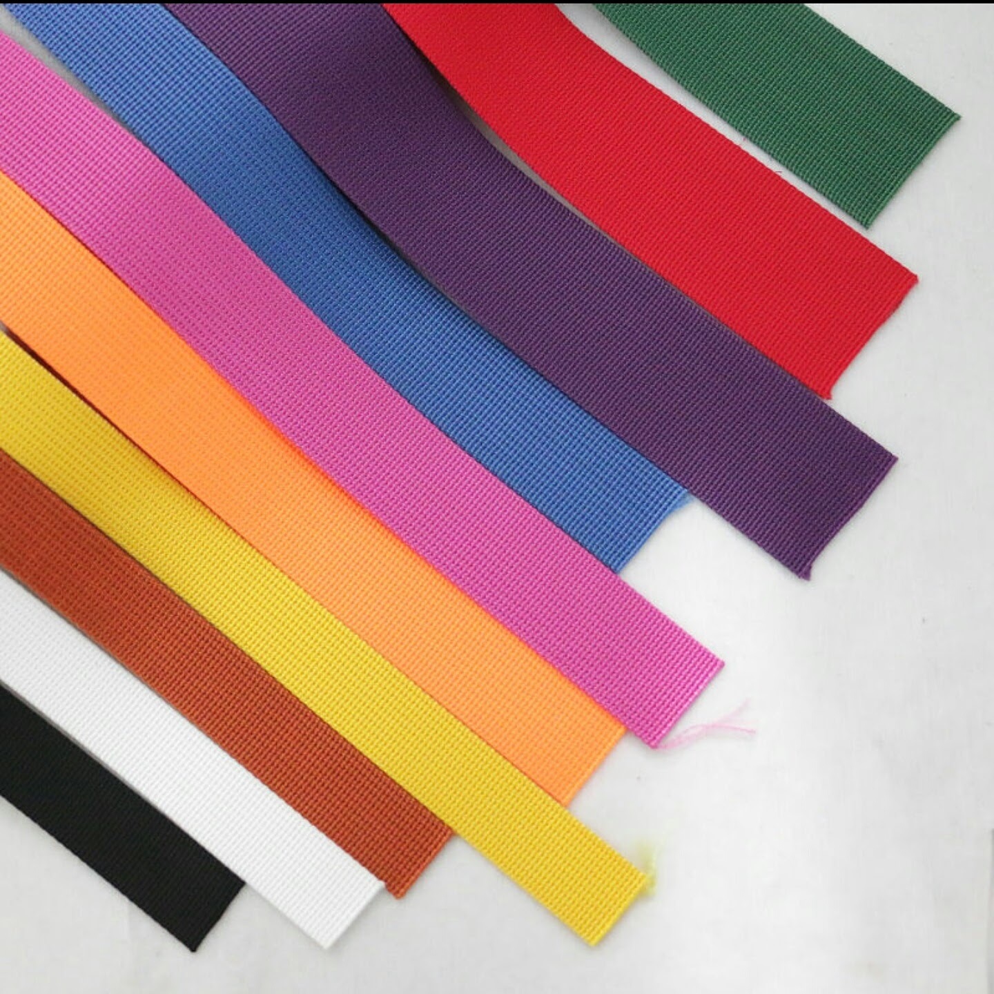 Nylon Tape Strap Webbing in 10 colors , 3/4", 1" & 1-1/2" ,CHOOSE 10 OR 55 YARDS gallery