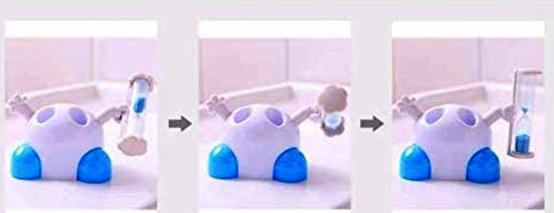 1 Toothbrush Holder Tooth Brushing Sand Watch Hourglass 3 Minutes Timer Kid gallery