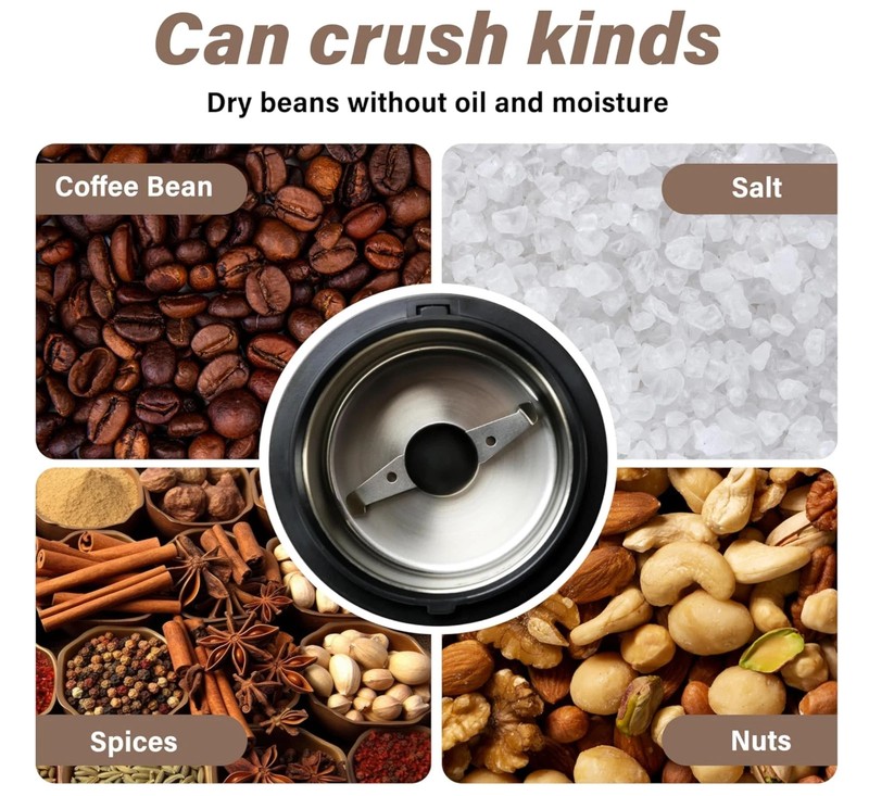 Coffee Grinders|Spice Grinder|Coffee Bean Grinder|Herb Grinder|High-Speed Motor gallery