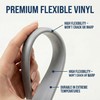 2-Pack Gray Vinyl Threshold Insert - 36 Inch Flexible Door Bottom Seal, Weath... gallery