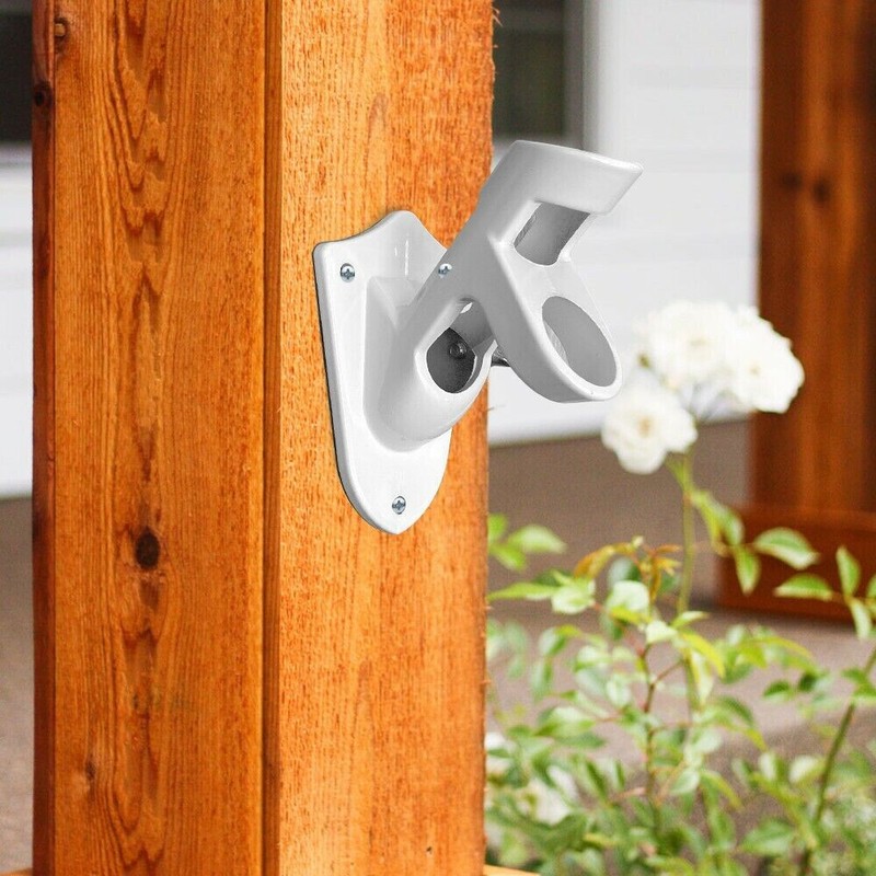Flag Pole Holders Wall Mounting Bracket 2-Position House Flag Pole Brackets gallery