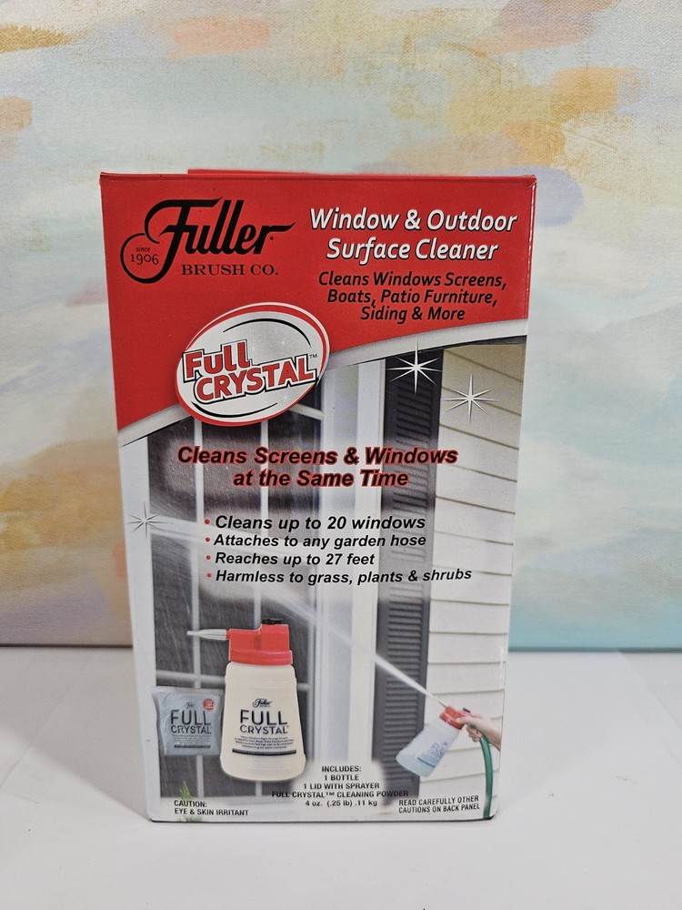Fuller Brush Co. Full Crystal Window Cleaner Refill Box *1x Cleaner Packets*