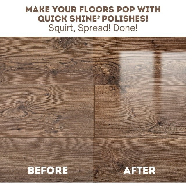 Quick Shine Multi-Surface Floor Finish, 64 fl oz Unscented Household Floor Clear gallery