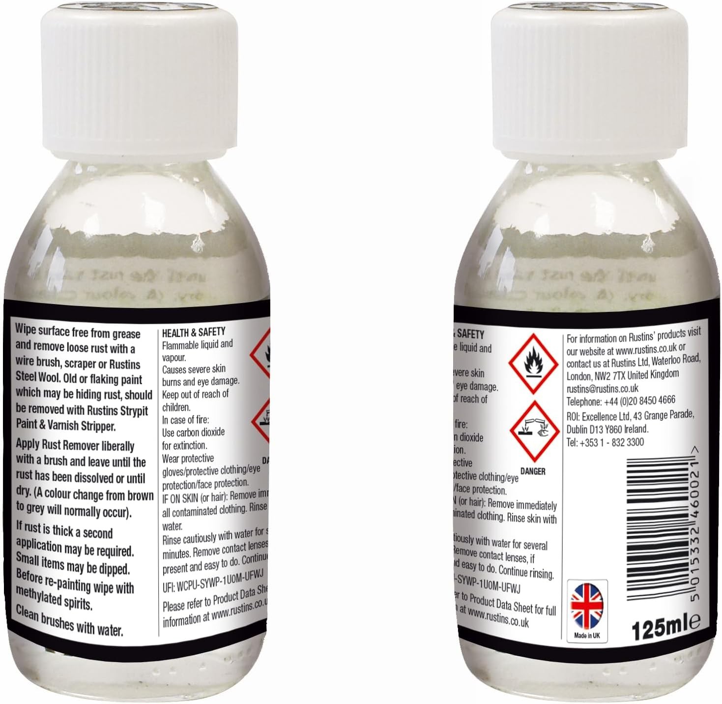 Rustins Rust Remover 125ml - Effortlessly Eliminate Rust from Metal Surfaces gallery
