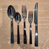 80-Piece Black Silverware Set, Premium 18/0 Stainless Steel Flatware Set for 8 gallery