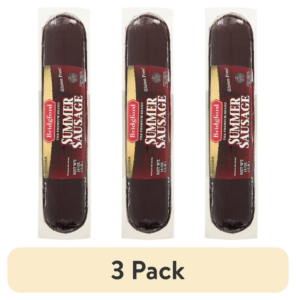 (3 pack) Free Fully Cooked Original Summer Sausage, 16 oz Pack gallery