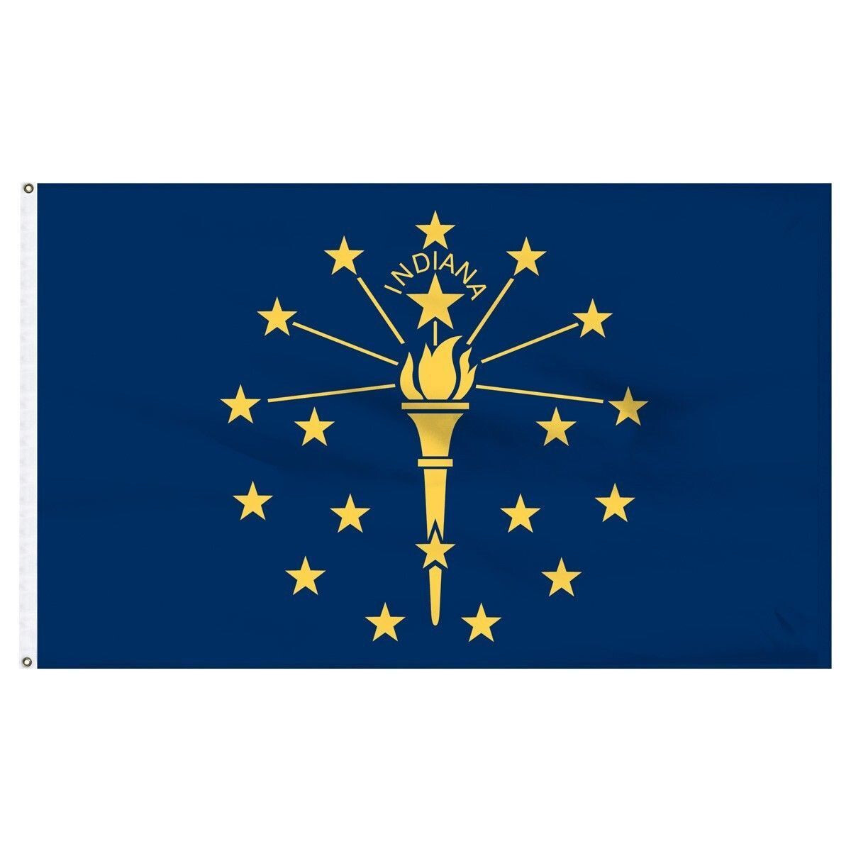 Express Easy Flyer 3x5 Foot Indiana State Flag - Indiana in Flags Polyester gallery
