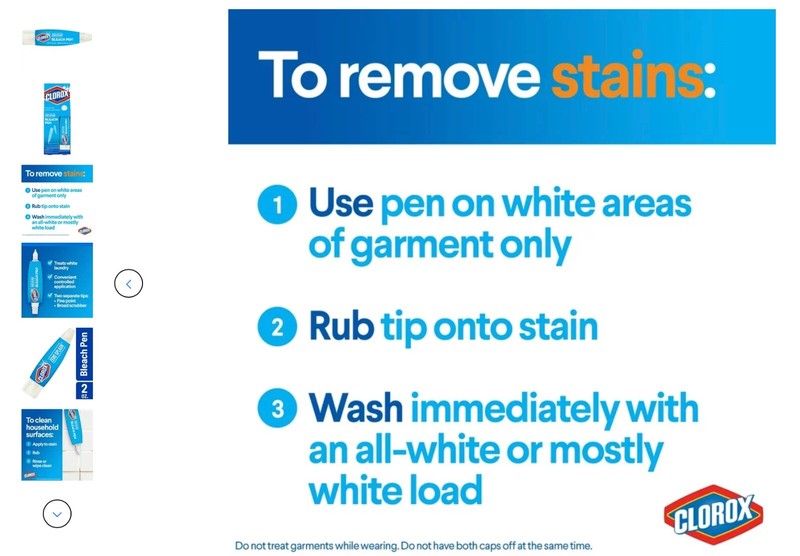 New in Box Clorox Zero Splash Bleach Pen, 1 Pen Below $85.00 Retail gallery