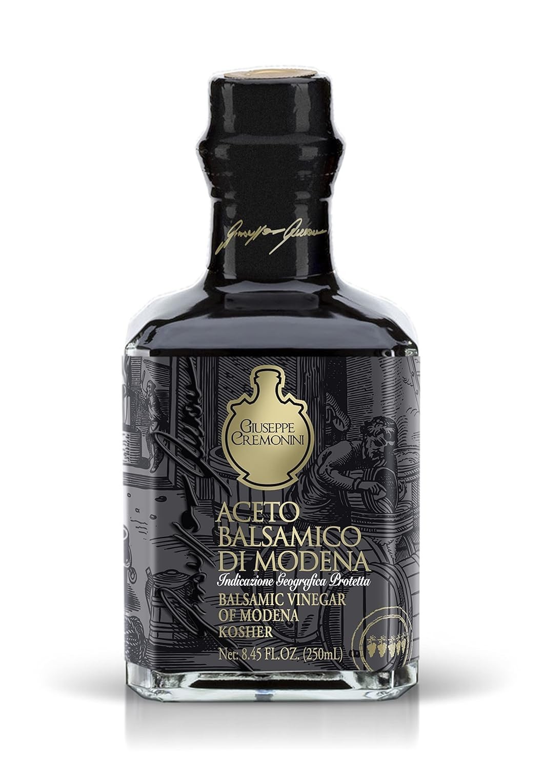 Giuseppe Cremonini OU Kosher Balsamic Vinegar Di Modena Oak Aged 5 Grape gallery