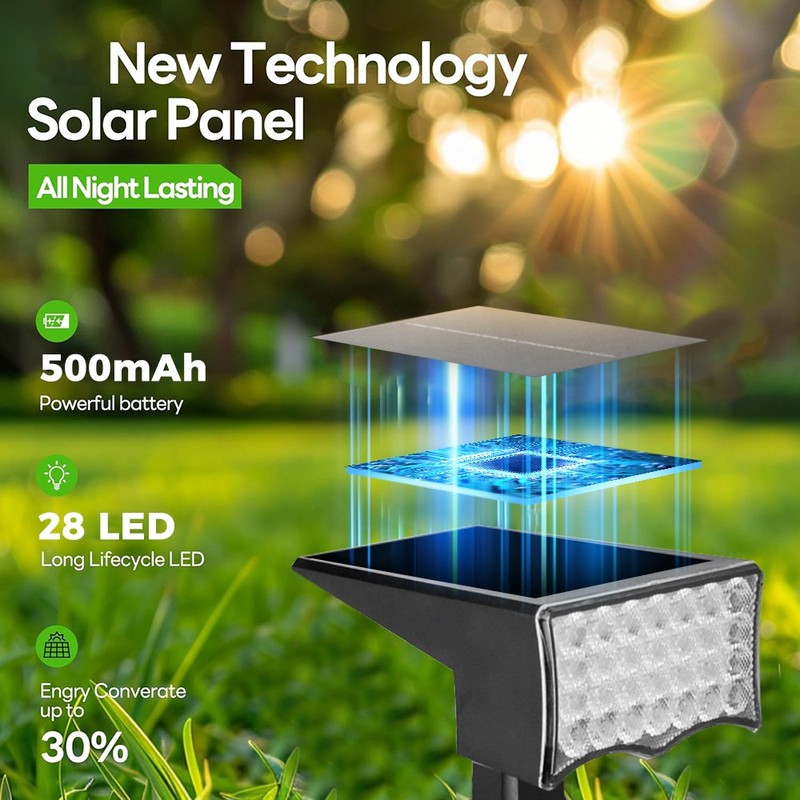 LED Solar Spot Light Outdoor Waterproof Landscape Spotlight Garden Security Lamp gallery