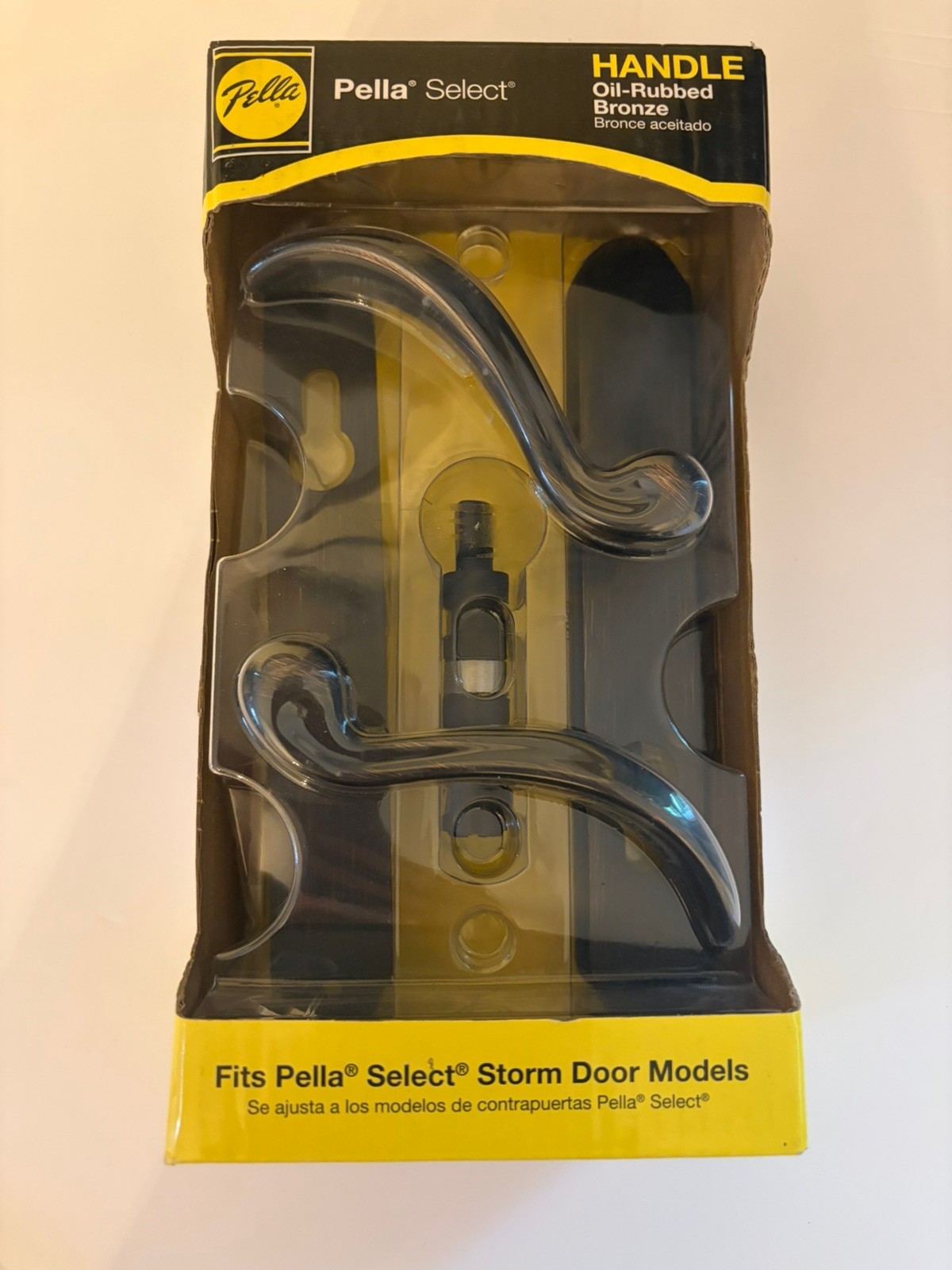 Pella Select Oil Rubbed Bronze (Brushed) Handle Storm Door Matching Handleset gallery