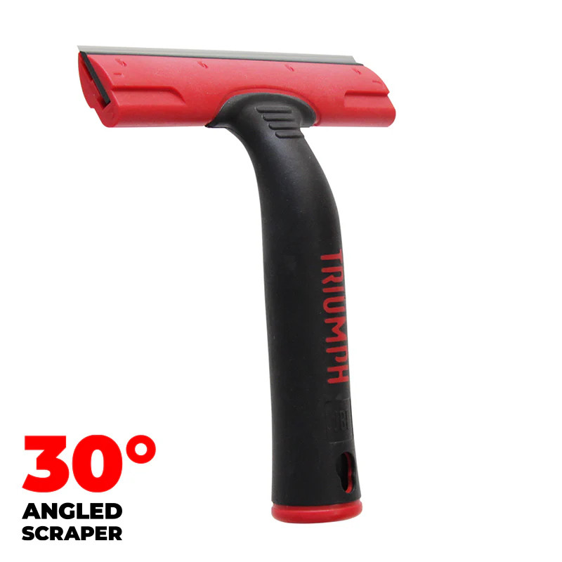 Triumph MK3 Angled Scraper: 6" Professional Window Cleaning Tool gallery